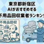 新宿区　AIがおすすめする 不用品回収業者ランキング